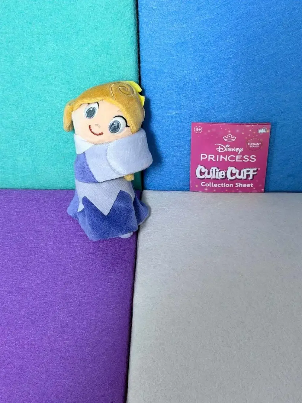 Disney Princess Cutie Cuff Aurora Plush Slap Bracelet